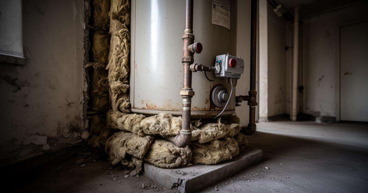 Remplacement de chauffe-eau : amiante avant travaux et dangers de l&rsquo;inhalation pour votre santé