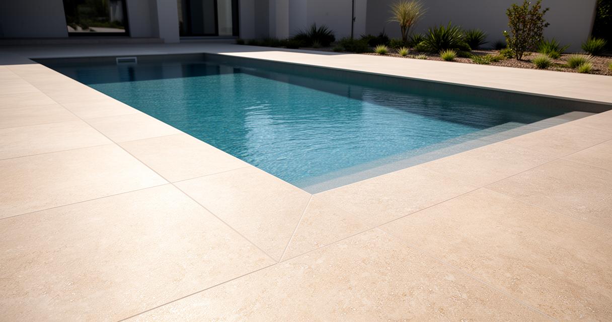 Pourquoi sécuriser vos abords de piscine avec du carrelage antidérapant est essentiel pour votre famille